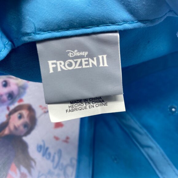 Disney Frozen II Believe In The Journey Girls Cap Glittery Brim Anna Elsa NWOT - Picture 4 of 8